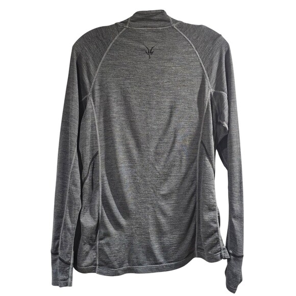 Ibex Merino Wool Womens M Pullover Baselayer Shirt Sweater Mock Neck 1/4 Zip - Picture 3 of 16